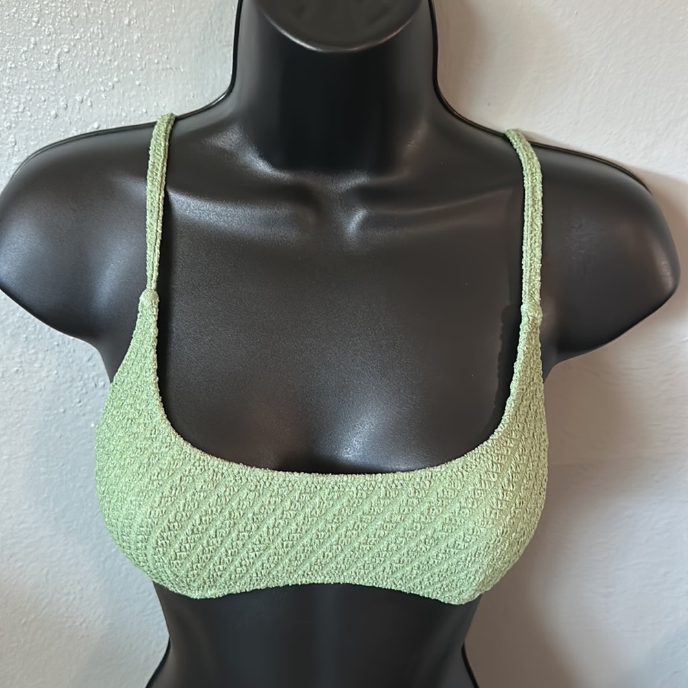 Light green bathing suits top